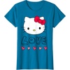 image:imageHello Kitty Love and Hearts Valentine Shirt TShirtSapphire Blue