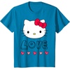 image:imageHello Kitty Love and Hearts Valentine Shirt TShirtSapphire Blue