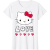 image:imageHello Kitty Love and Hearts Valentine Shirt TShirtWhite