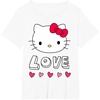 image:imageHello Kitty Love and Hearts Valentine Shirt TShirtWhite