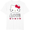 image:imageHello Kitty Love and Hearts Valentine Shirt TShirtWhite