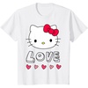 image:imageHello Kitty Love and Hearts Valentine Shirt TShirtWhite