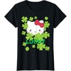 image:imageHello Kitty Lucky Clover St Patricks Day Tee Shirt TShirtBlack