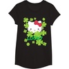 image:imageHello Kitty Lucky Clover St Patricks Day Tee Shirt TShirtBlack