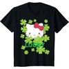 image:imageHello Kitty Lucky Clover St Patricks Day Tee Shirt TShirtBlack