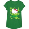image:imageHello Kitty Lucky Clover St Patricks Day Tee Shirt TShirtKelly Green