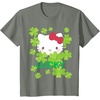 image:imageHello Kitty Lucky Clover St Patricks Day Tee Shirt TShirtOlive Heather