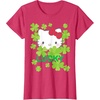 image:imageHello Kitty Lucky Clover St Patricks Day Tee Shirt TShirtRed Heather