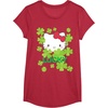 image:imageHello Kitty Lucky Clover St Patricks Day Tee Shirt TShirtRed Heather
