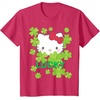 image:imageHello Kitty Lucky Clover St Patricks Day Tee Shirt TShirtRed Heather