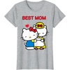 image:imageHello Kitty Mothers Day Best Mom Tee Shirt Womens TShirtHeather Grey