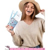 image:imageHello Kitty Pebbled Pink Passport Holder for Travel Official License Sanrio Passport Cover for WomenBlue