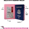 image:imageHello Kitty Pebbled Pink Passport Holder for Travel Official License Sanrio Passport Cover for WomenBlue