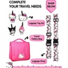 image:imageHello Kitty Pebbled Pink Passport Holder for Travel Official License Sanrio Passport Cover for WomenGradient