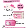 image:imageHello Kitty Pebbled Pink Passport Holder for Travel Official License Sanrio Passport Cover for WomenMulticolor