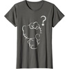 image:imageHello Kitty Question Mark Tee Shirt TShirtAsphalt Grey