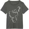 image:imageHello Kitty Question Mark Tee Shirt TShirtAsphalt Grey