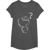 image:imageHello Kitty Question Mark Tee Shirt TShirtAsphalt Grey