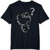 image:imageHello Kitty Question Mark Tee Shirt TShirtBlack