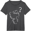 image:imageHello Kitty Question Mark Tee Shirt TShirtDark Heather Grey