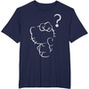 image:imageHello Kitty Question Mark Tee Shirt TShirtNavy Blue