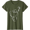 image:imageHello Kitty Question Mark Tee Shirt TShirtOlive Green