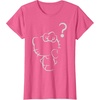 image:imageHello Kitty Question Mark Tee Shirt TShirtPink Heather