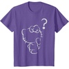 image:imageHello Kitty Question Mark Tee Shirt TShirtPurple Heather