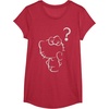 image:imageHello Kitty Question Mark Tee Shirt TShirtRed Heather