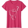 image:imageHello Kitty Question Mark Tee Shirt TShirtRed Heather