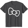 image:imageHello Kitty Retro Bow Shirt TShirtDark Heather Grey