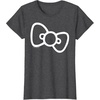 image:imageHello Kitty Retro Bow Shirt TShirtDark Heather Grey