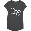 image:imageHello Kitty Retro Bow Shirt TShirtDark Heather Grey