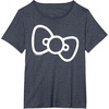 image:imageHello Kitty Retro Bow Shirt TShirtHeather Blue
