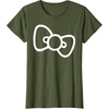 image:imageHello Kitty Retro Bow Shirt TShirtOlive Green