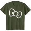 image:imageHello Kitty Retro Bow Shirt TShirtOlive Green