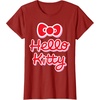 image:imageHello Kitty Signature Logo Tee Shirt TShirtCranberry Red