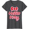 image:imageHello Kitty Signature Logo Tee Shirt TShirtDark Heather Grey