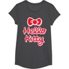 image:imageHello Kitty Signature Logo Tee Shirt TShirtDark Heather Grey