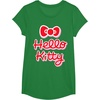 image:imageHello Kitty Signature Logo Tee Shirt TShirtKelly Green