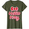 image:imageHello Kitty Signature Logo Tee Shirt TShirtOlive Green