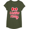 image:imageHello Kitty Signature Logo Tee Shirt TShirtOlive Green