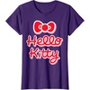 image:imageHello Kitty Signature Logo Tee Shirt TShirtPurple