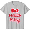 image:imageHello Kitty Signature Logo Tee Shirt TShirtSilver Grey