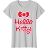 image:imageHello Kitty Signature Logo Tee Shirt TShirtSilver Grey