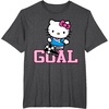 image:imageHello Kitty Soccer Goal Sports Athlete Tee Shirt TShirtDark Heather Grey