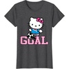 image:imageHello Kitty Soccer Goal Sports Athlete Tee Shirt TShirtDark Heather Grey