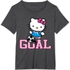 image:imageHello Kitty Soccer Goal Sports Athlete Tee Shirt TShirtDark Heather Grey