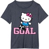 image:imageHello Kitty Soccer Goal Sports Athlete Tee Shirt TShirtHeather Blue
