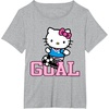 image:imageHello Kitty Soccer Goal Sports Athlete Tee Shirt TShirtHeather Grey
